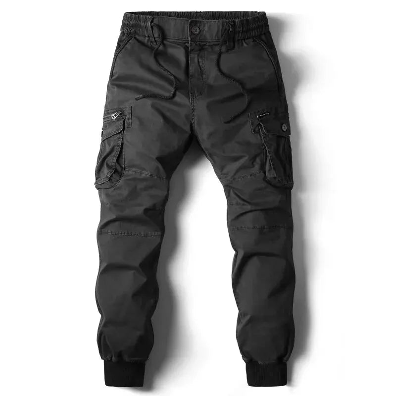Tapered cargo jogger pants for men | Ravenhaul