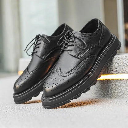 Classic brogue dress shoes for men | West