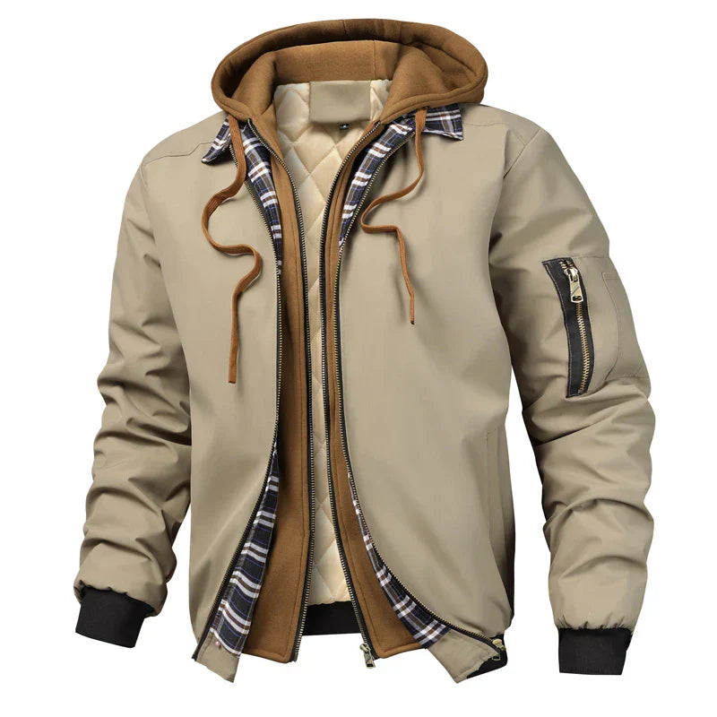 Mason Hooded Bomber Jacket Men | Kordell