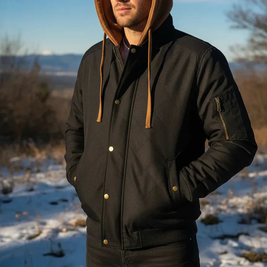 Mason Hooded Bomber Jacket Men | Kordell