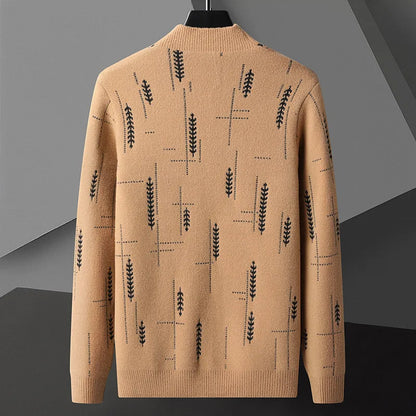 Heritage knit everyday button cardigan for men | Vendici -4