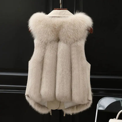 Regal Faux Fur Vest Stylish for Women | Mirelda
