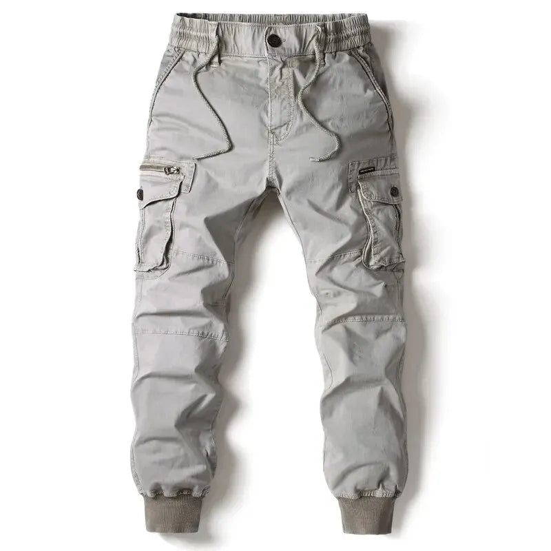 Tapered cargo jogger pants for men | Ravenhaul
