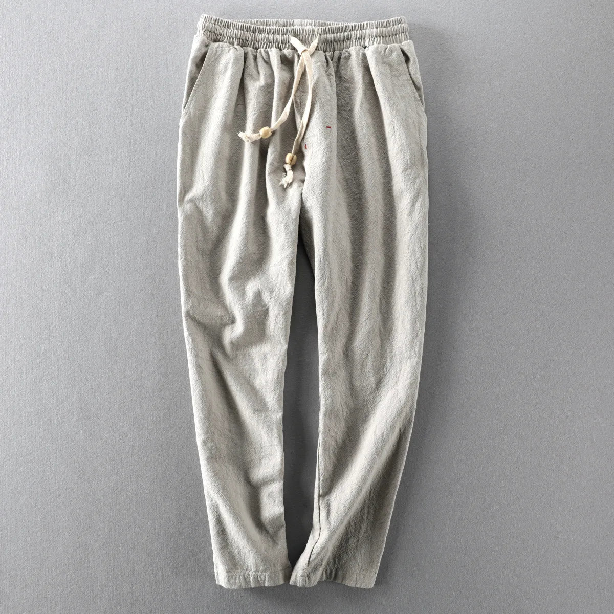Relaxed straight-leg everyday cotton trousers for men | Hiro -6