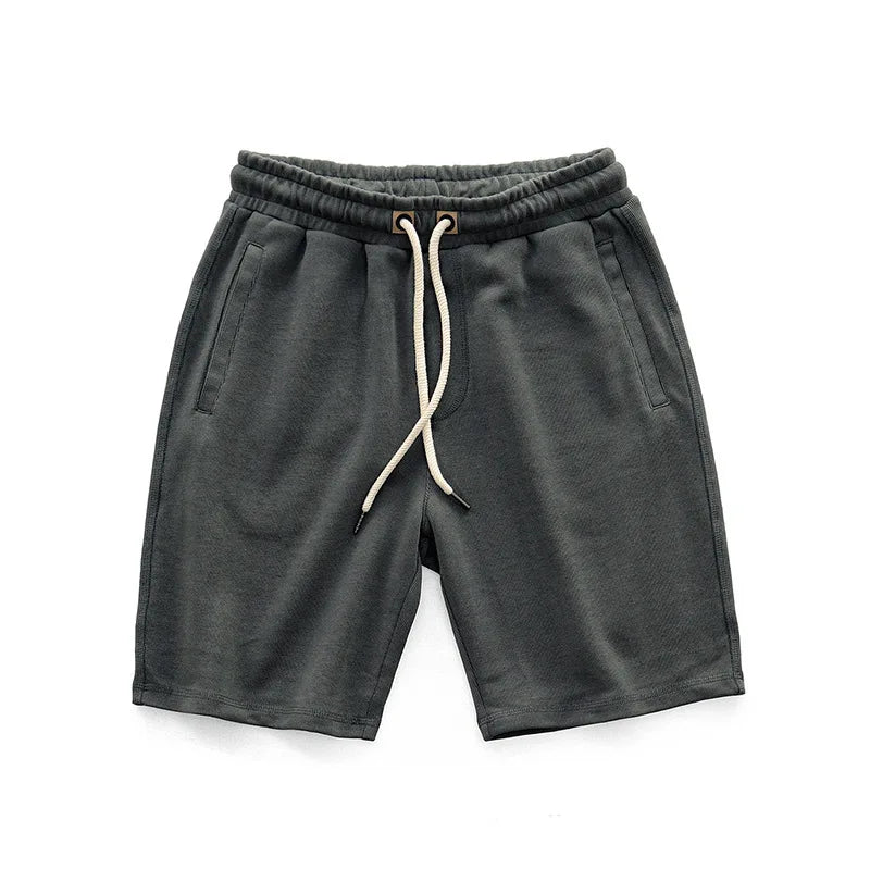 Relaxed knit drawstring everyday shorts for men | Harlan -6