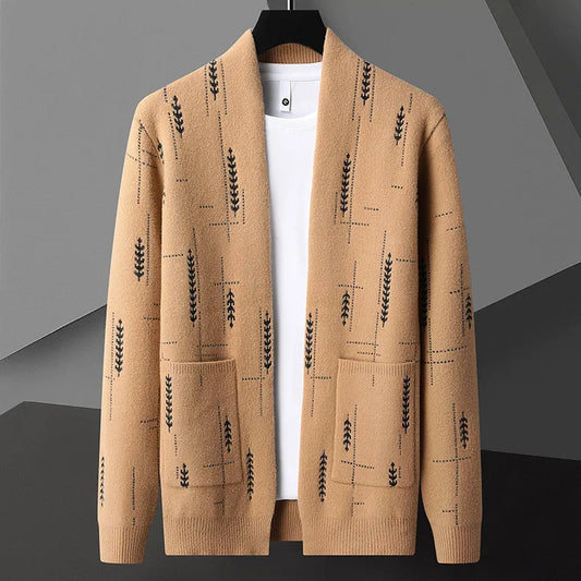 Heritage knit everyday button cardigan for men | Vendici -1