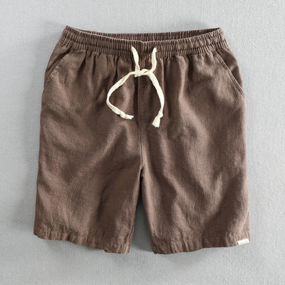 Minimal drawstring casual everyday shorts for men | Kenji -6