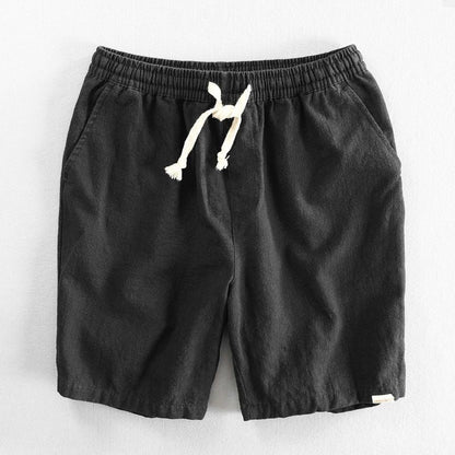 Minimal drawstring casual everyday shorts for men | Kenji -2