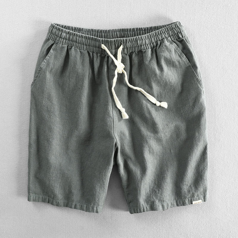Minimal drawstring casual everyday shorts for men | Kenji -3