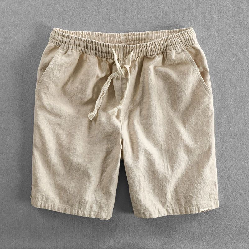 Minimal drawstring casual everyday shorts for men | Kenji -4