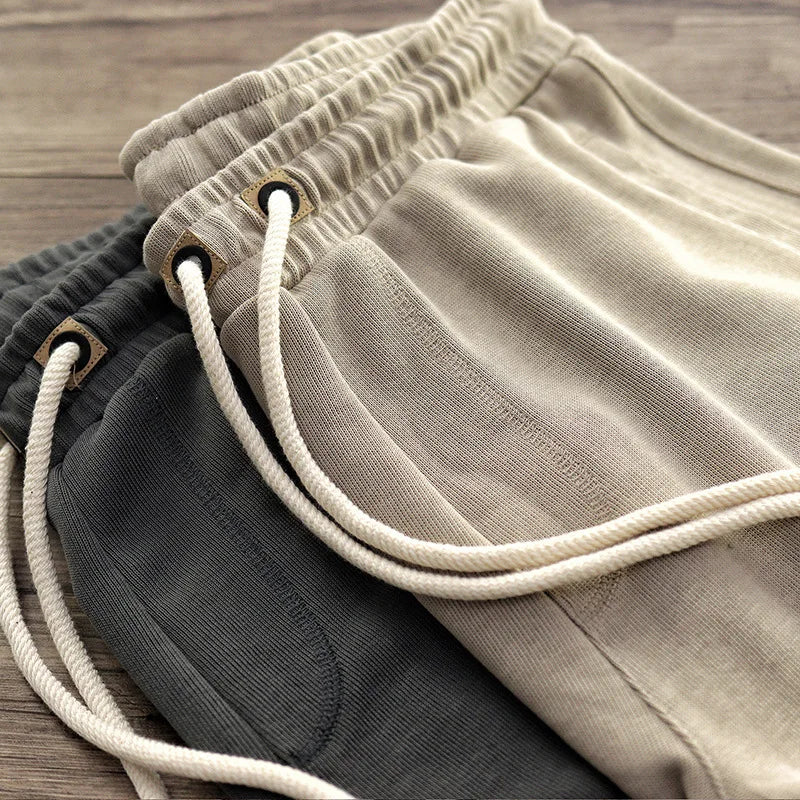 Relaxed knit drawstring everyday shorts for men | Harlan -2
