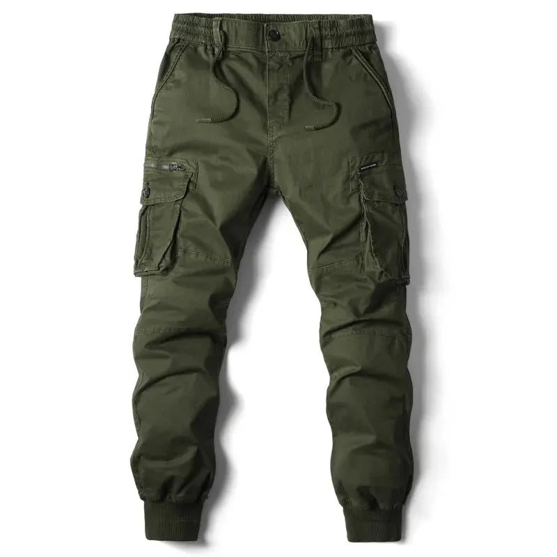 Tapered cargo jogger pants for men | Ravenhaul