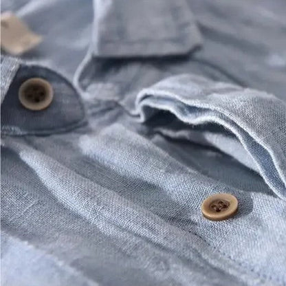 Pacific Linen Short Sleeve Shirt Men| Arvello