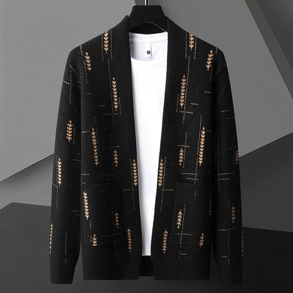 Heritage knit everyday button cardigan for men | Vendici -2