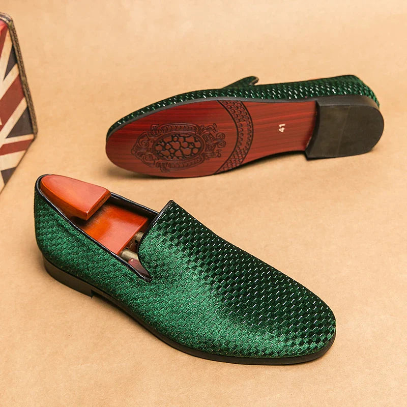 Italian suede slip-on loafers for men | Milano -1