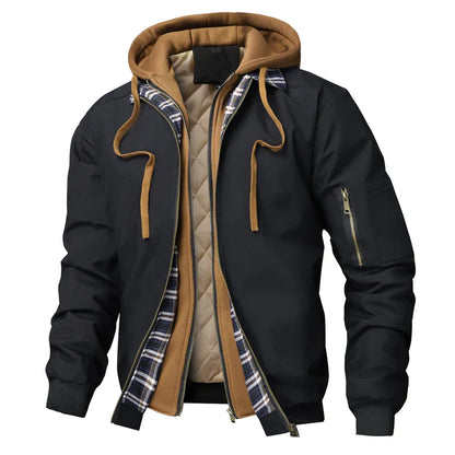 Mason Hooded Bomber Jacket Men | Kordell