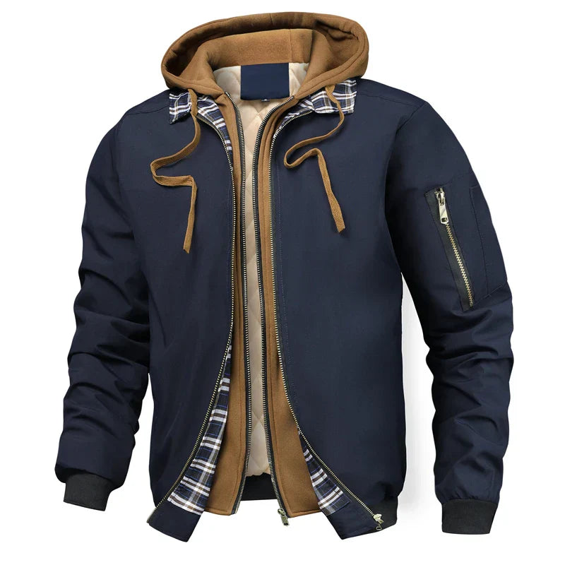 Mason Hooded Bomber Jacket Men | Kordell