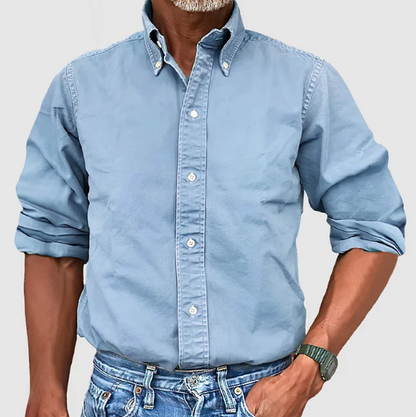 Essential long-sleeve classic everyday shirt for men | Nolan -4