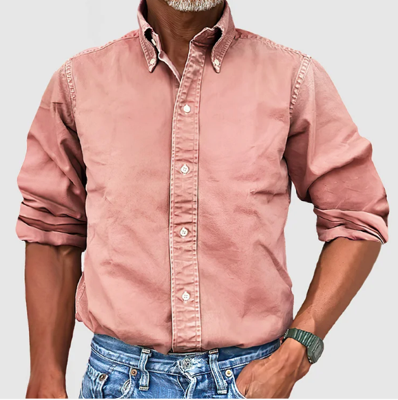 Classic long-sleeve shirt for men | Nelson