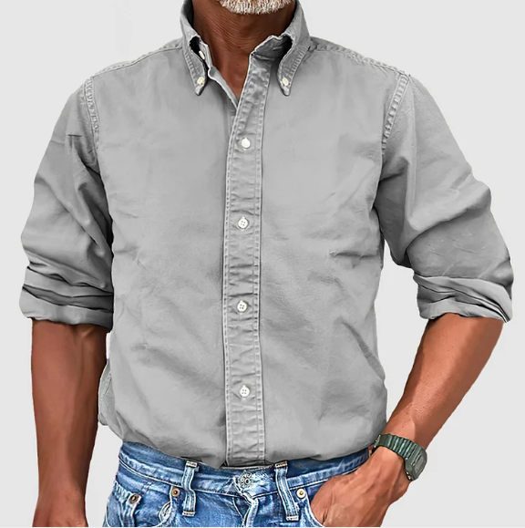 Classic long-sleeve shirt for men | Nelson