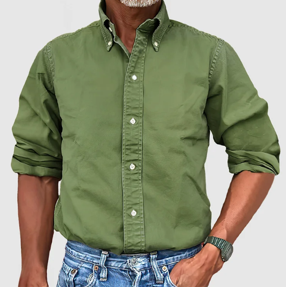 Classic long-sleeve shirt for men | Nelson