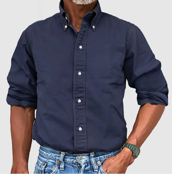 Classic long-sleeve shirt for men | Nelson