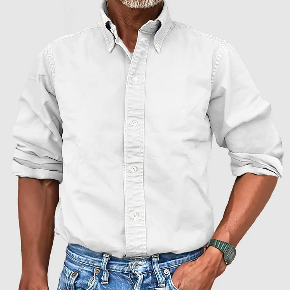 Classic long-sleeve shirt for men | Nelson