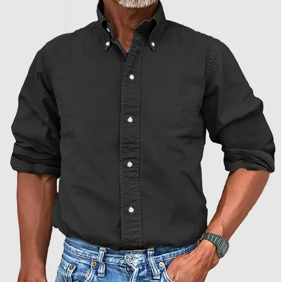 Classic long-sleeve shirt for men | Nelson