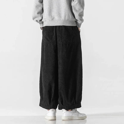 Enso Corduroy Wide-Leg Pants men| Rensai