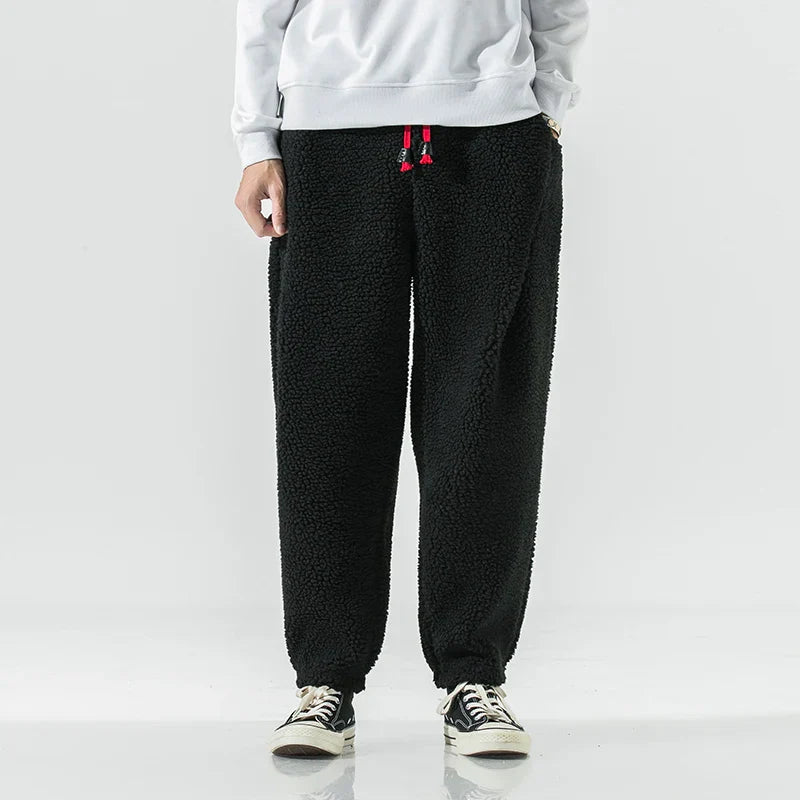 Relaxed fleece drawstring everyday sweatpants for men | Weekender -5