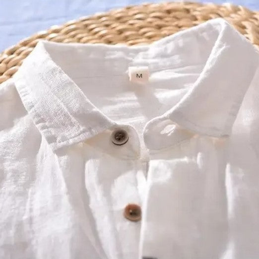 Pacific Linen Short Sleeve Shirt Men| Arvello