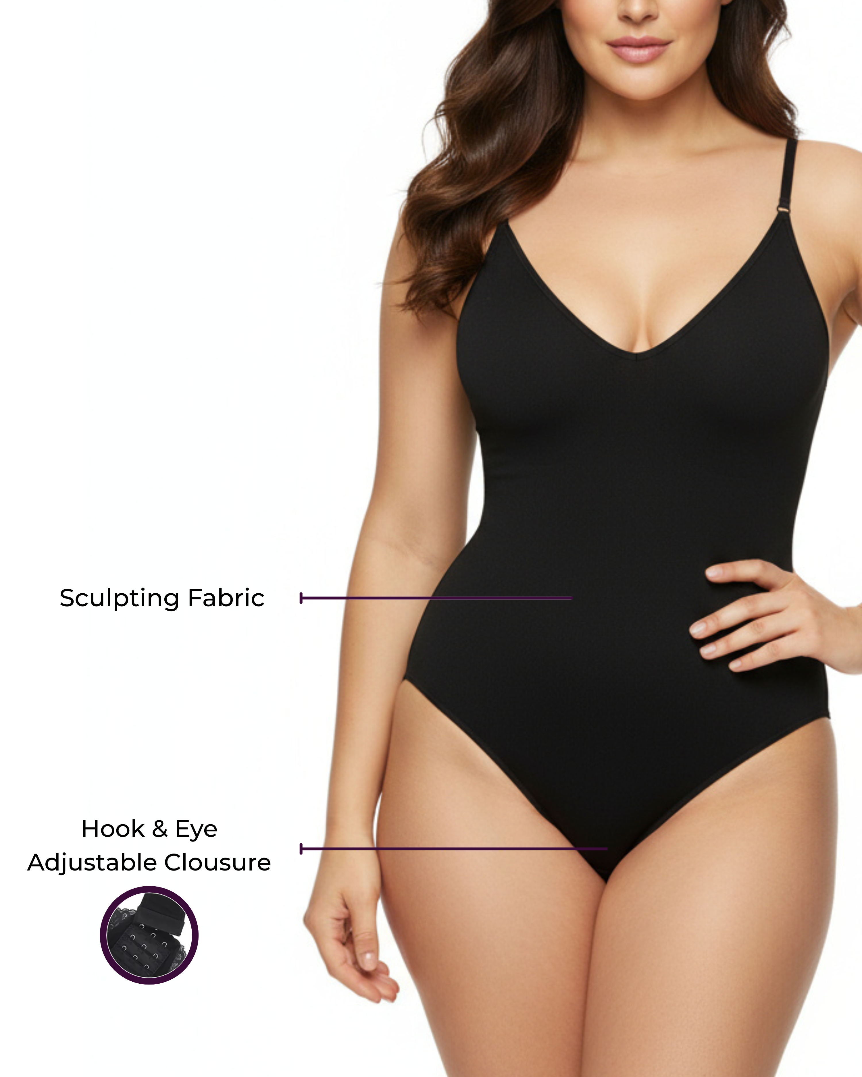 Sculpting high-waist shapewear bodysuit for women | Snatched Shapewear Bodysuit
