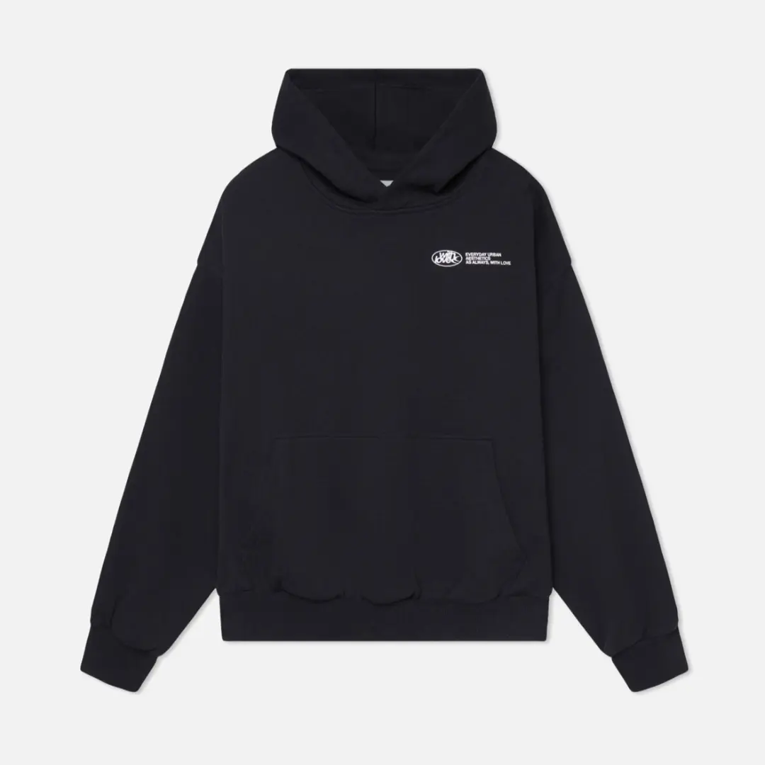 Modern relaxed everyday hooded pullover for women | Elara -6