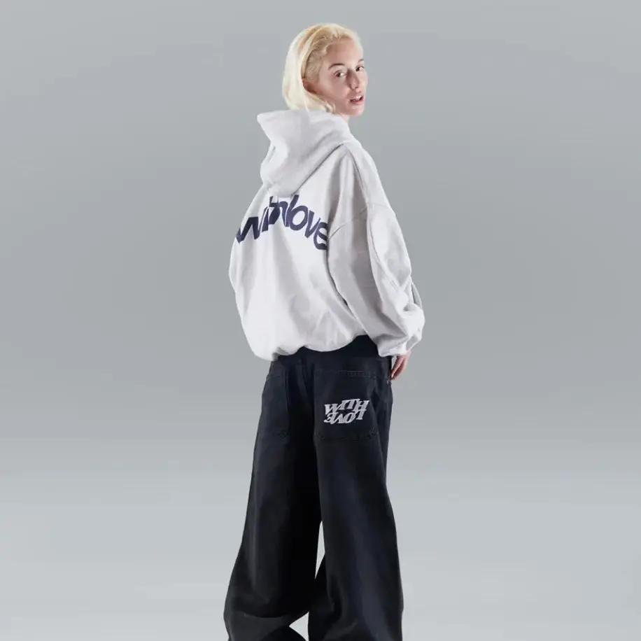 Modern relaxed everyday hooded pullover for women | Elara -8