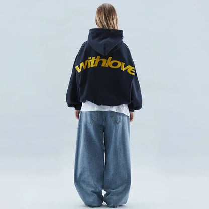 Modern relaxed everyday hooded pullover for women | Elara -1