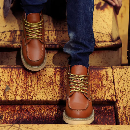 Retro lace-up boots for men | Harrison
