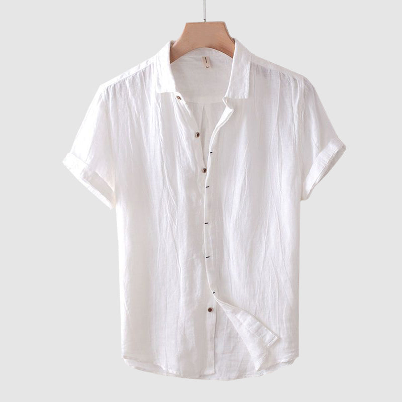 Lightweight short-sleeve casual shirt for men | Bologna Theodore -3