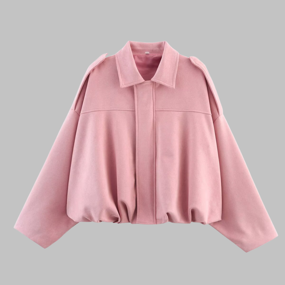 Loose fit military-style jacket for women | Arvella