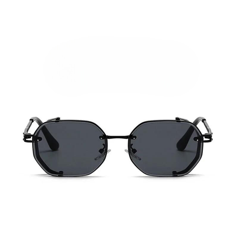 Vintage steampunk aluminium-frame sunglasses for men | Cogsworth -9