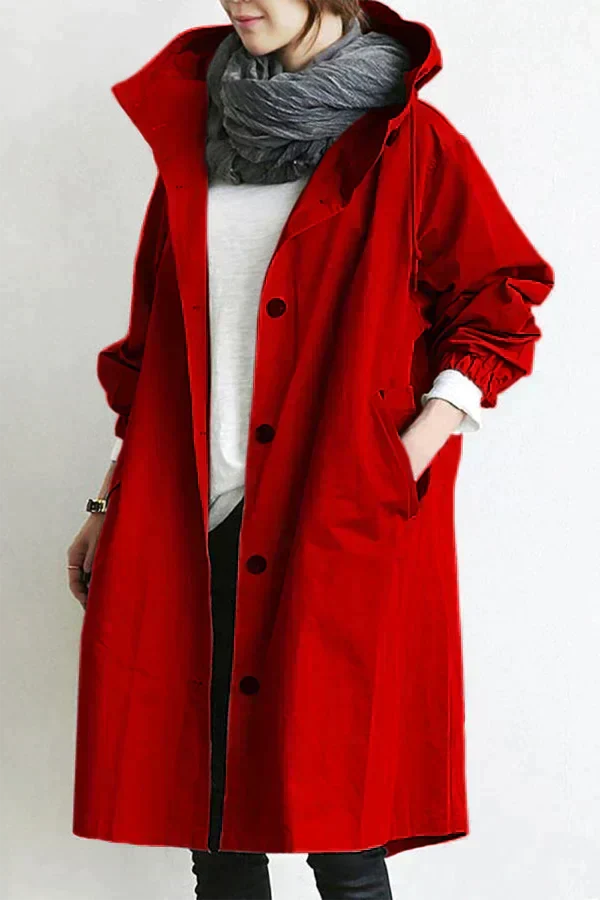 Urban oversized hooded raincoat Stylish for Women | Elizabeth Nova
