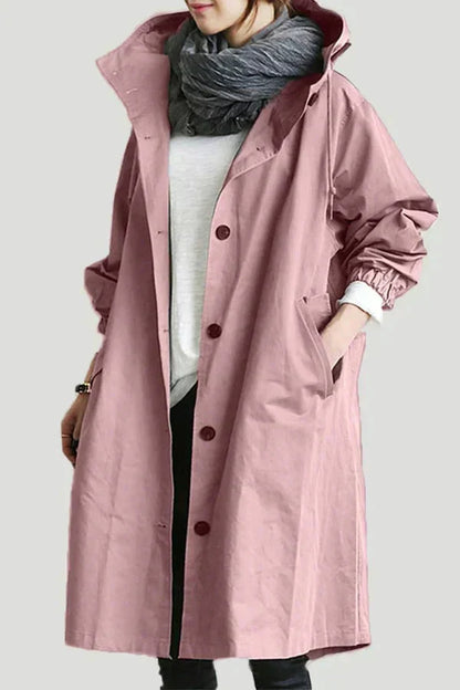 Urban oversized hooded raincoat Stylish for Women | Elizabeth Nova