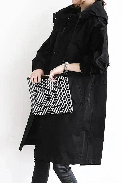 Urban oversized hooded raincoat Stylish for Women | Elizabeth Nova