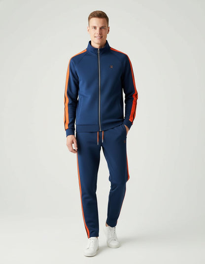 Athletic zip tracksuit set for men | Velmont