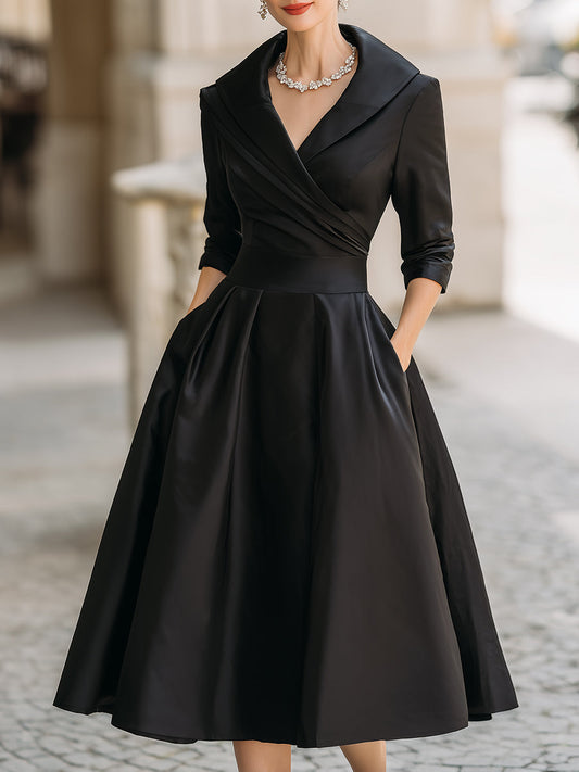 Elegant everyday midi dress for women | Isadora Elance -1