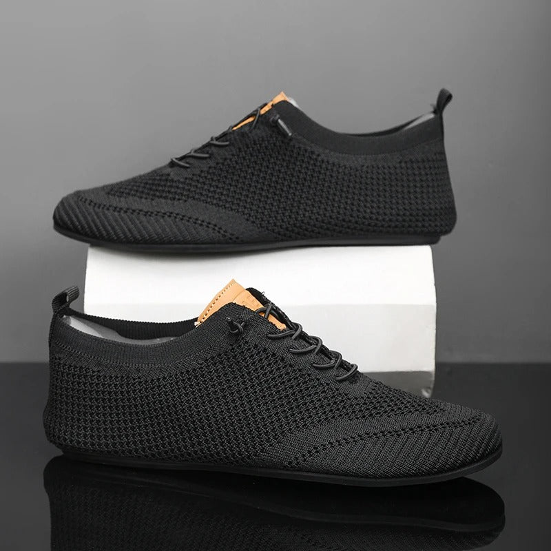 Mesh knit slip-on stretch everyday trainers for men | Airknit -10