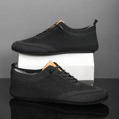 Mesh knit slip-on stretch everyday trainers for men | Airknit -10