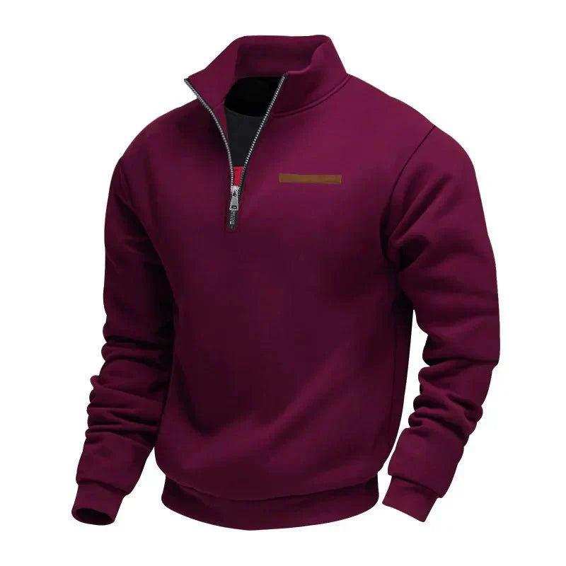 Soft cosy fleece pullover for men | Adrien -6
