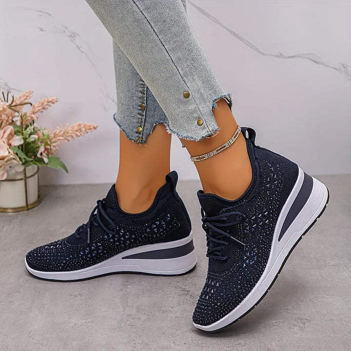Supportive Breathable Lace-Up Sneakers for Women | Bonnie