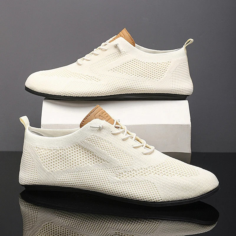 Mesh knit slip-on stretch everyday trainers for men | Airknit -16