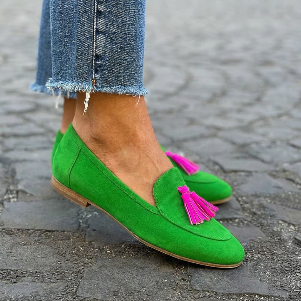 Classic Tassel Slip-On Loafers for Women | Mandy